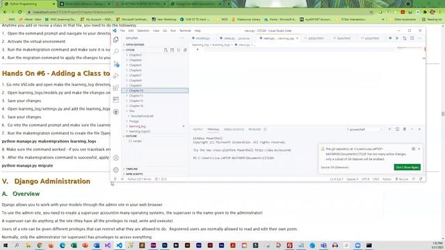 HandsOn6 Django models and migrations part1 смотреть онлайн