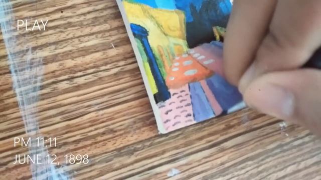 paint with me: CAFE TERRACE AT NIGHT BY VINCENT VAN GOGH MINI CANVAS PAINTING смотреть онлайн