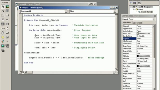 VISUAL BASIC 6 MALAYALAM TUTORIAL CHAPTER 11 смотреть онлайн