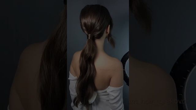 Прическа на длинные волосы . #shorts #hair #прически смотреть онлайн