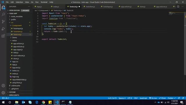 Build TODO App with React + Hooks + Redux Saga смотреть онлайн