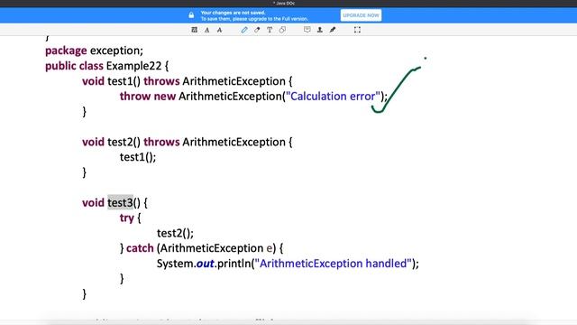 Throws Keyword in Java Video-16 смотреть онлайн