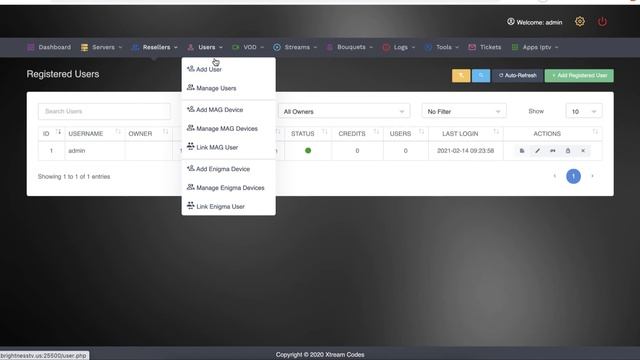 xtream ui Mods Version demo смотреть онлайн