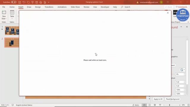 Create 3 Steps Rectangular Hanging options in PowerPoint смотреть онлайн