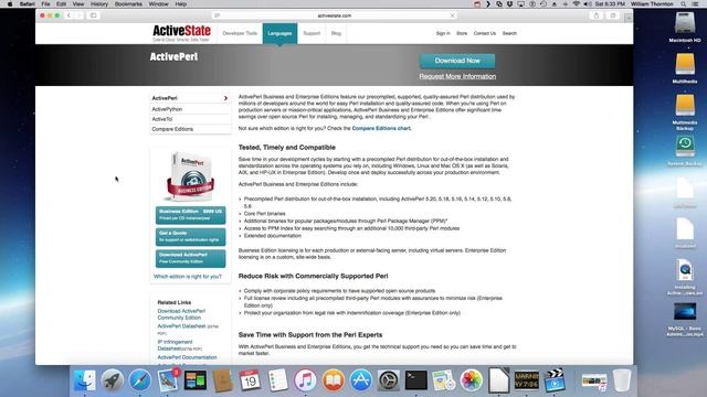 Installing ActivePerl on Windows and OS X смотреть онлайн