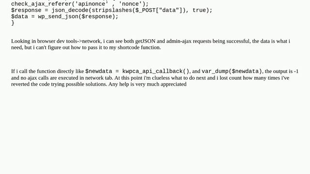 getJSON response to PHP смотреть онлайн