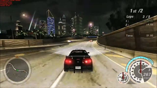 Need For Speed Underground 2 - Final Race [1080p60 - GTX 1080 - 181/210] смотреть онлайн