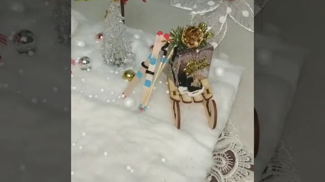 Поделка на тему "Зима" Прекрасная идея, для школы или в садик. смотреть онлайн