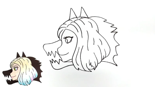 Рисуем Энид Синклер Уэнздей смотреть онлайн