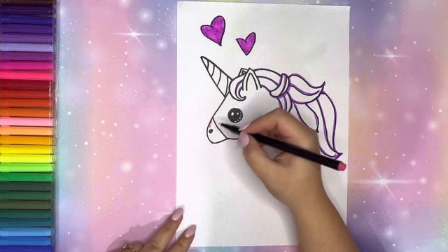 Как нарисовать единорога / how draw unicorn смотреть онлайн