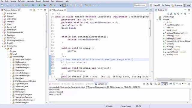 Java Tutorial 97 - JavaDoc Annotations смотреть онлайн