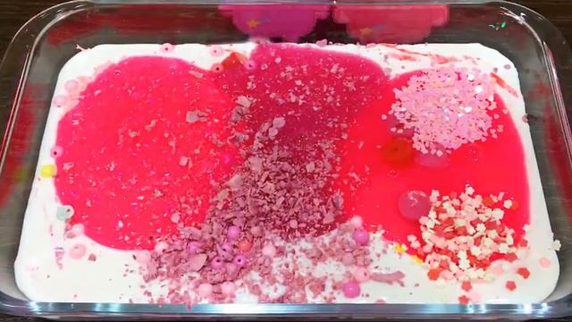 АСМР розовый слайм #42| Смешивание разных вещей в слайм | Слайм из слизи | Залипательное видео смотреть онлайн