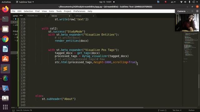 Building A Simple Bible App with Streamlit Python - Spacy, MultiVerse & Static Code Analysis(Part 2 смотреть онлайн