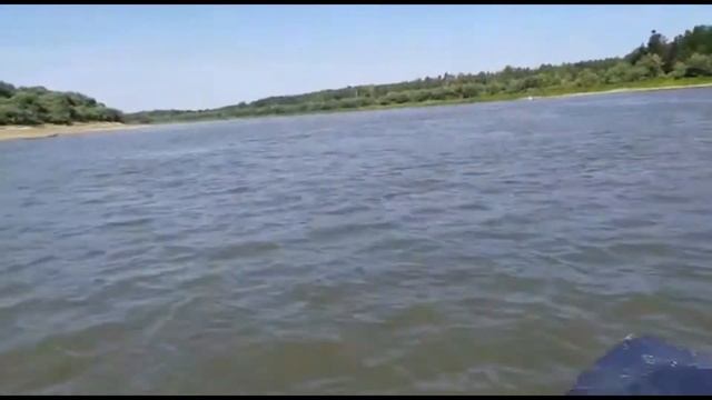р. Иртыш. Лодка "Север 340" из ПНД смотреть онлайн