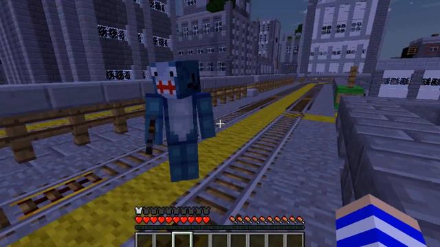 Minecraft-The Walking Dead-ZOMBIES ATTACK LITTLE CARLY!! смотреть онлайн