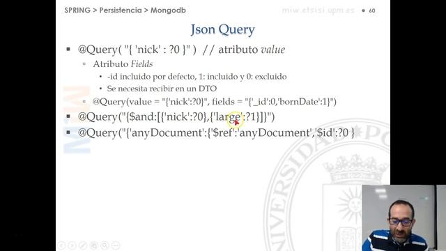 Spring Boot. Spring Data. Persistencia: Mongodb. Query смотреть онлайн