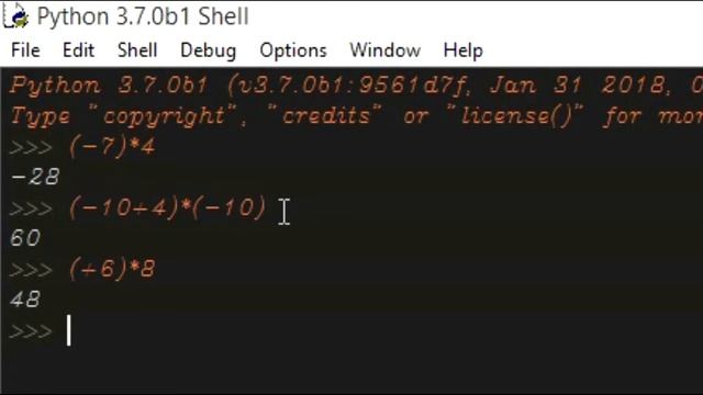 Python Tutorial 03 Positive Negative numbers смотреть онлайн