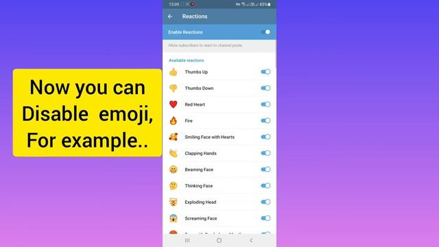 How to limit reaction emoji on telegram смотреть онлайн