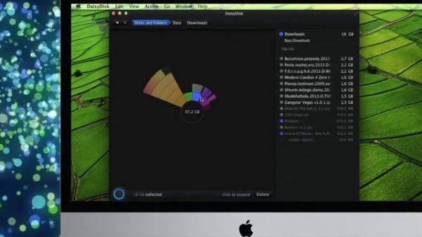 Визуализатор дискового пространства DaisyDisk для Mac OS X