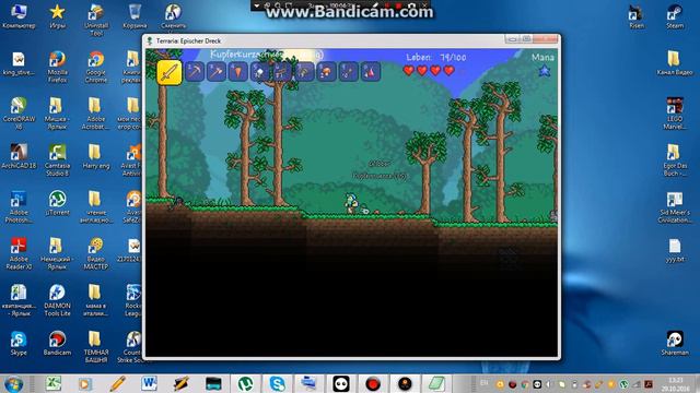 выживание terraria №1 (смотреть без звука) смотреть онлайн