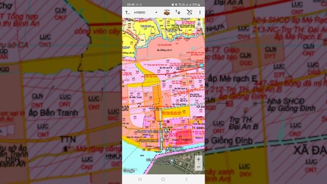 Xem KH SDĐ Trà Cú - Trà Vinh bằng ứng dụng Tọa độ VN + file mbtiles смотреть онлайн