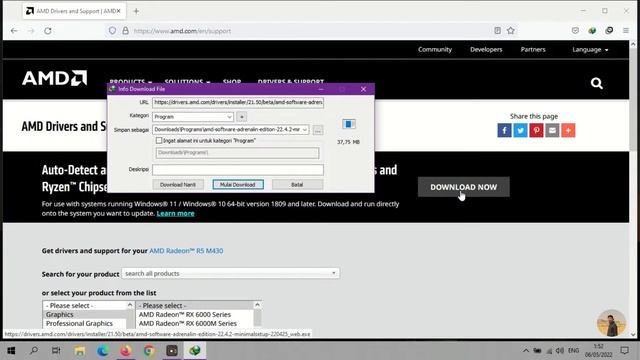 cara download amd radeon software 2022 || Cara Download Driver AMD 2022 terbaru смотреть онлайн
