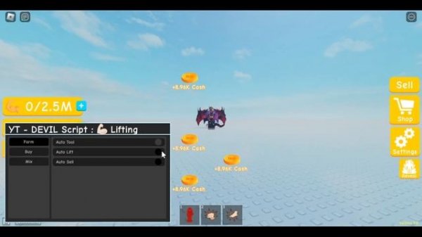 ?? Lifting Simulator Script | Auto Farm, Auto Buy, Safe Zone | DEVIL Script