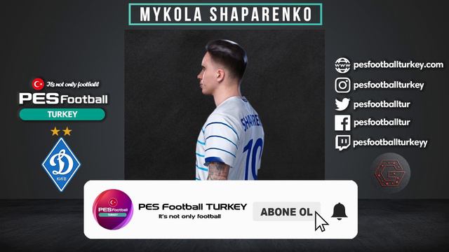 PES 2021 Mykola Shaparenko | Face | Dynamo Kiev | PES 2020 смотреть онлайн