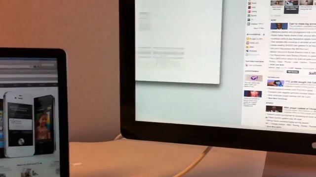 MBP i7 Lion 27"apple cinema display pixely video смотреть онлайн