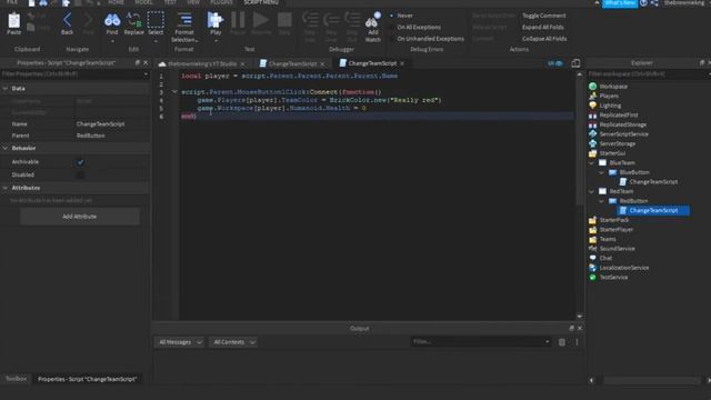 Learn how to script a Team Changer[ROBLOX] - Episode 15 смотреть онлайн