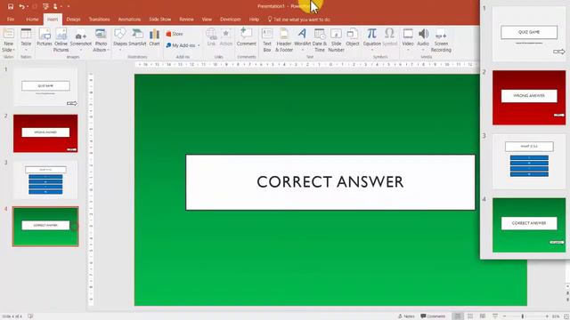 How to create a Quiz Game in PowerPoint 2016 using Hyperlinks + Download free template смотреть онлайн