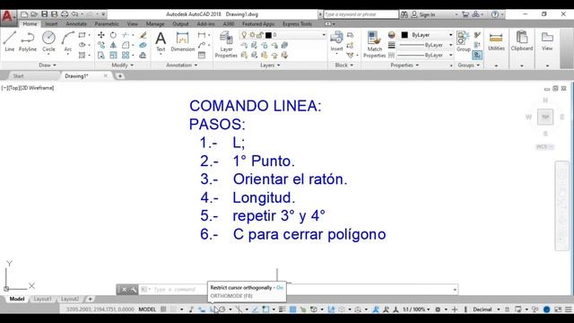 AutoCAD: Express Comando "line" смотреть онлайн
