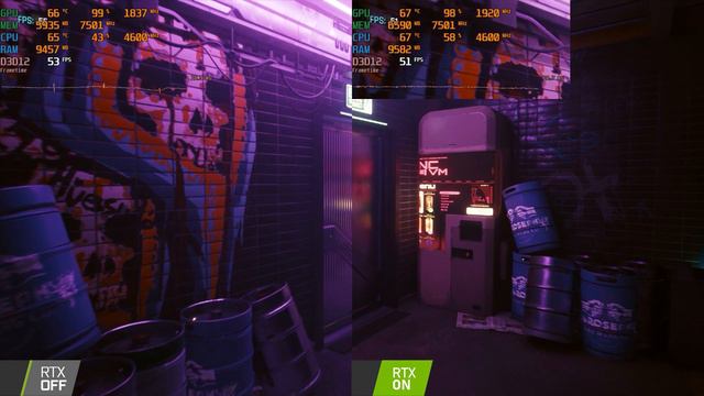 Cyberpunk 2077 [RTX 3060] - Full HD Ultra Settings On/Off DLSS смотреть онлайн