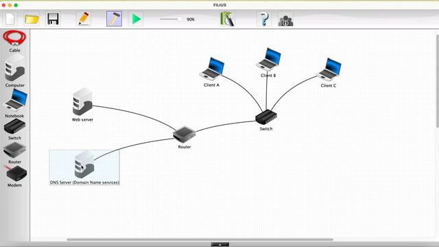 4 Filius - Browser dns server смотреть онлайн