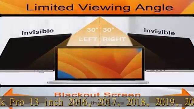 Mamol Privacy Screen MacBook Air 13 Inch(2018-2021, M1)/ MacBook Pro 13 In(2016-2022, M1, M2), Magn