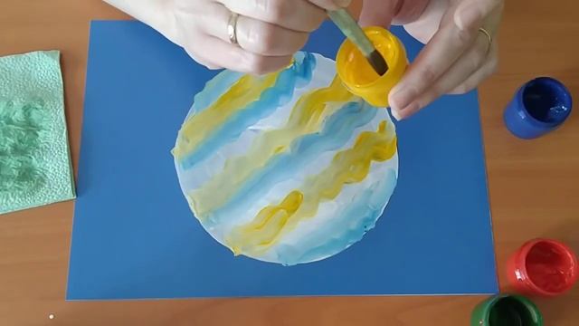 Рисуем самую большую планету солнечной системы Юпитер. смотреть онлайн