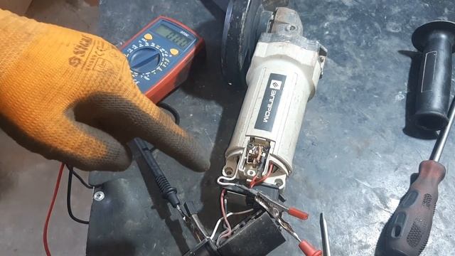 Болгарка Элпром ЭМШУ-125/1500 - странная поломка. смотреть онлайн