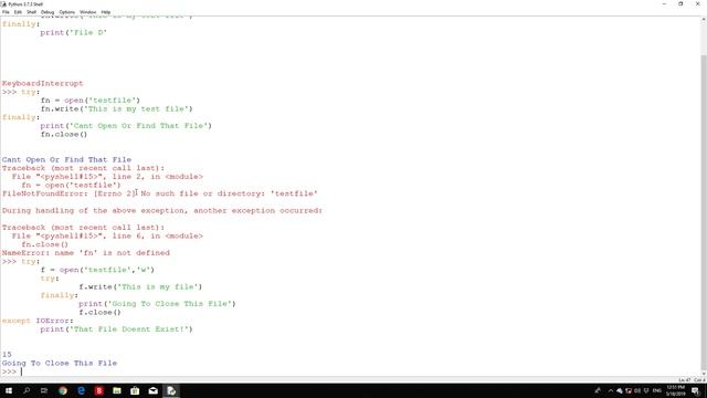 Error Handing in Python Try and Finally смотреть онлайн
