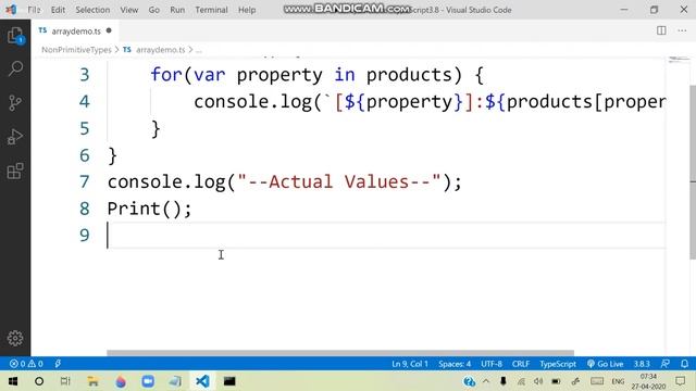 Typescript 47..what is Array in Typescript.. смотреть онлайн
