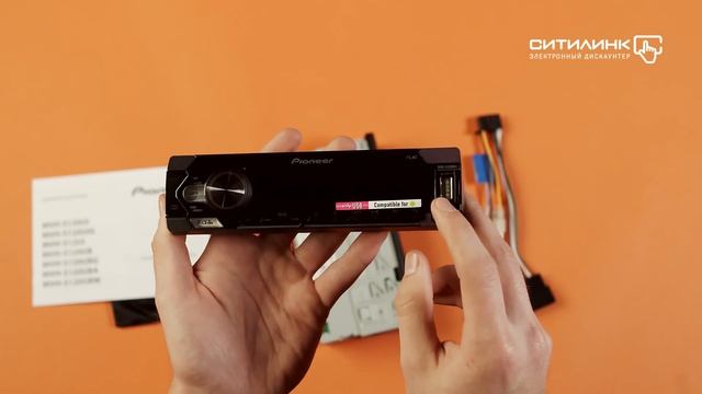 Обзор автомагнитолы PIONEER MVH-S120UBA | Ситилинк смотреть онлайн