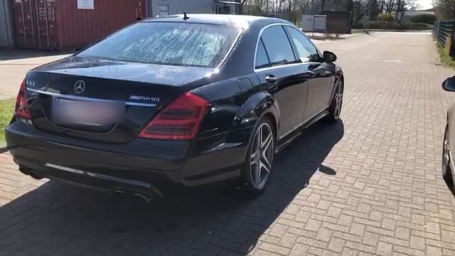Mercedes S63 AMG Burnout Brutal Sound Acceleration 6.3 AMG смотреть онлайн