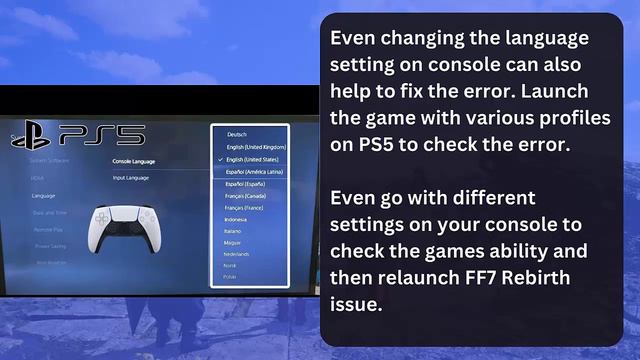 Fix Final Fantasy VII (FF7) Rebirth Not Working On PS5 | Solve FF7 Rebirth Crashing On PS5