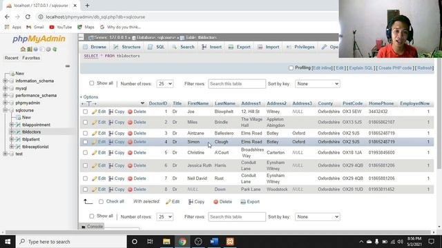 Querying data from a table (Activity 9) смотреть онлайн