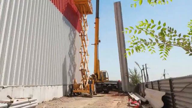 Construction dun bâtiment Honco à Nur-Sultan au Kazakhstan