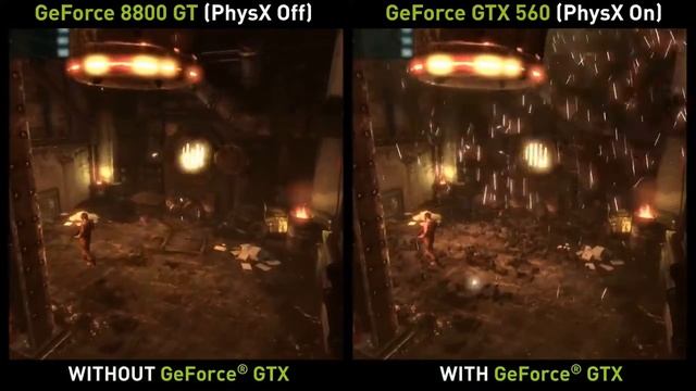 Batman Arkham City - NVidia GeForce GTX PhysX Trailer (PC) смотреть онлайн
