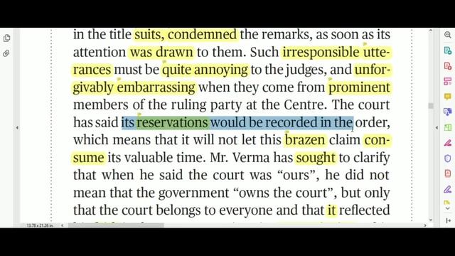 Learn English through Newspaper- The Hindu Editorial Today (Irresponsible remarks) 14 Sep 2019 смотреть онлайн