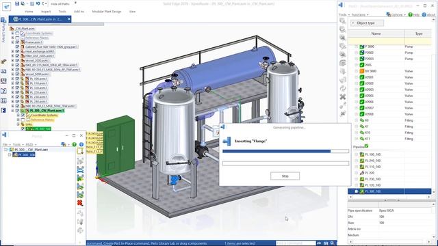 Solid Edge Modular Plant Design смотреть онлайн