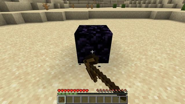 Сломал обсидиан деревянной киркой в Minecraft смотреть онлайн