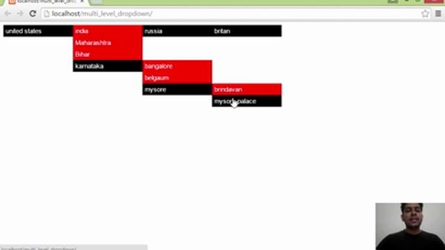 dynamic multilevel css drop down menu using css, php and mysql - Part(1/2) смотреть онлайн