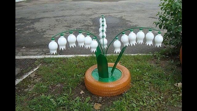ПОДЕЛКИ ДЛЯ ДАЧИ ЦВЕТЫ ИЗ ПЛАСТИКОВЫХ БУТЫЛОК смотреть онлайн